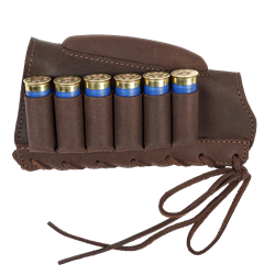 Picture of Leather Shotgun Cartridge Carrier LION