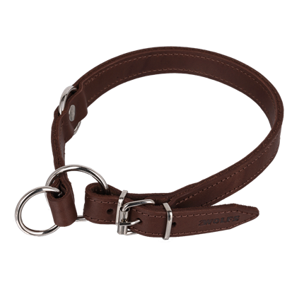 Picture of Leather Dog Collar pinch NATURE